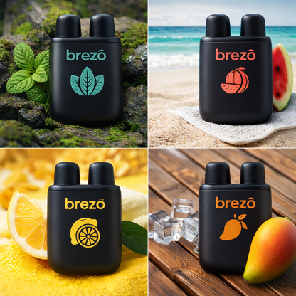 Brezō Box – 4 Flavors 🍉🍋🌿🥭