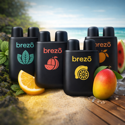 Brezō Box – 4 Flavors 🍉🍋🌿🥭