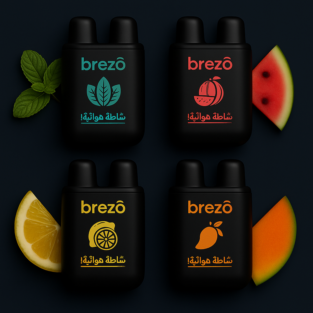 Brezō Box – 4 Flavors 🍉🍋🌿🥭